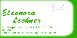 eleonora lechner business card